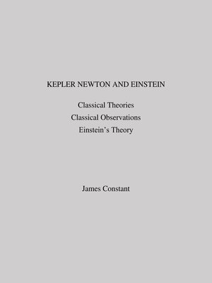 cover image of Kepler Newton and Einstein